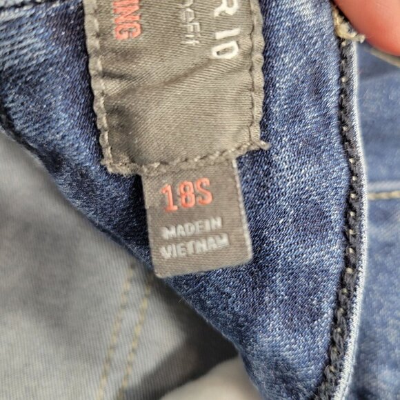 Torrid Women's Super Soft Dark Wash High Rise Jegging Size 18s (Short) - Picture 9 of 13